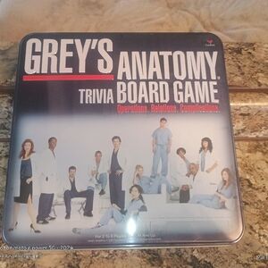 Gray's anatomy's trivia board game operation relations complications. Brand new